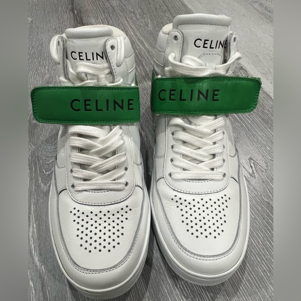 Celine high top trainer sneakers size 36